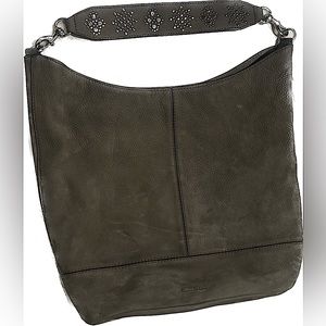 Rebecca Minkoff Stargazing Olive Green Hobo Suede Leather Purse
Shoulder Handbag